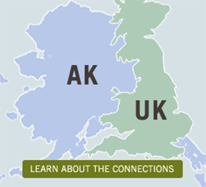 AK to UK map