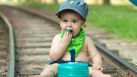 My son's first birthday on the Hermann Park Railroad tracks. In memory of his grandpa, who loved the Hermann Park Train.    Chris Kronzer