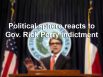 Gov. Rick Perry's indictment on two felony charges Friday set off a maelstrom of reactions from elected officials and political insiders. Scroll through the slideshow to see what Republicans and Democrats had to say about the charges.