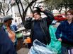 Justin Meeker (center) and other participants in the Occupy Houston movement pack up their belongings at Tranquility Park before police officers moved in and took over the park after sunset on Mayor Annise Parker's orders, Monday, Feb. 13, 2012, in Houston. 

The move comes approximately four months after Occupy Houston movement began. "I told Occupy Houston leaders in January they need to decide the next phase for their effort," said Mayor Annise Parker. "I support their right to free speech and I'm sympathetic to their call for reform of the financial system, but they can't simply continue to occupy a space indefinitely. We have to get the area ready for the spring festivals and that necessitates their leaving."

( Michael Paulsen / Houston Chronicle )