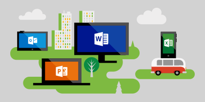 Full apps across devices. Get Office 365 Business.