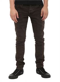 RUDE Brown Wash Skinny Fit Denim Jeans