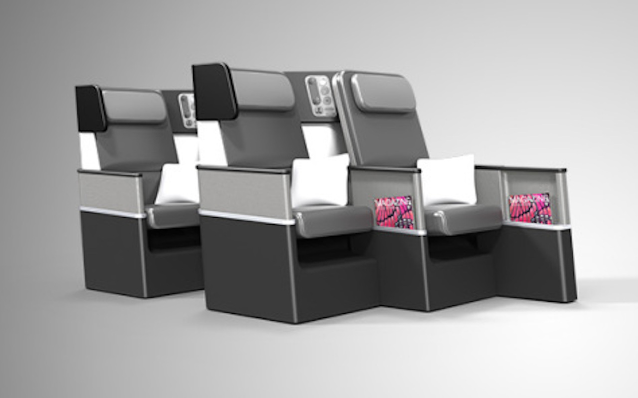 Butterfly Business Class Seat/Paperclip Design