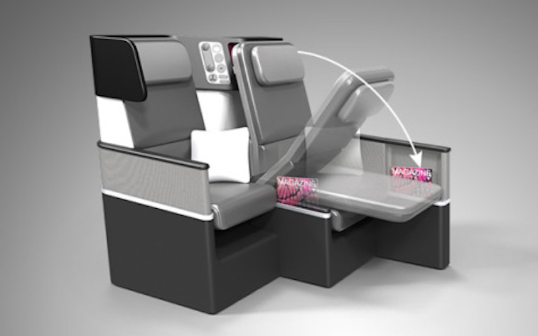Butterfly Business Class Seat Transforming/Paperclip Design
