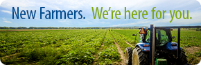 New Farmers. We are here for you.