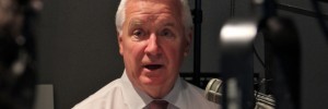 Governor Tom Corbett speaks about taxing the Marcellus Shale in an interview at WHYY in Philadelphia