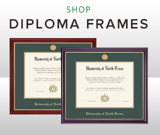 Picture of two diploma frames. Click to shop diploma frames.