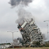 2007 implosion of power plant to clear site for new homes