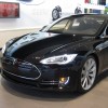 The Tesla S at the company's showroom in Austin.