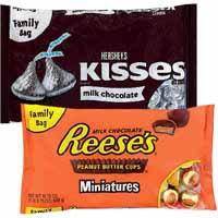 Hershey’s Kisses or Miniatures
