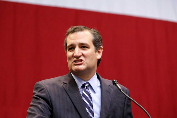 U.S. Sen. Ted Cruz, R-Texas, speaks at a Republican victory party Tuesday, Nov. 4, 2014, in Austin, Texas. (AP Photo/David J. Phillip)