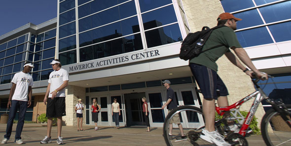 University Students at the Maverick Activities Center