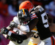 Browns linebacker Barkevious Mingo / (Photo by Gregory Shamus/Getty Images)