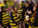 Revelers dressed as bees gathered ahead of the 41st Annual Village Halloween Parade October 31, 2014 in New York City. Thousands of costumed New Yorkers gather every year at the parade, which starts on Spring Street before heading more than a mile along Sixth Avenue.  (Photo by Kevin Hagen/Getty Images)