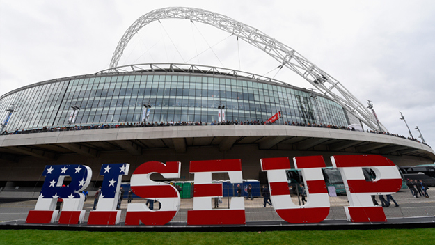 A general view prior to the NFL match between Detroit Lions and Atlanta Falcons at Wembley Stadium on October 26, 2014 in London, England. (Photo by Mike Hewitt/Getty Images)