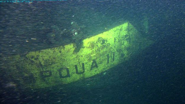 An image of the Umpaua II taken by MBARI's remotely operated vehicle, Doc Ricketts (MBARI)