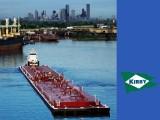 Kirby Corp. is best known for operating a large fleet of inland barges. (Photo: Kirby)