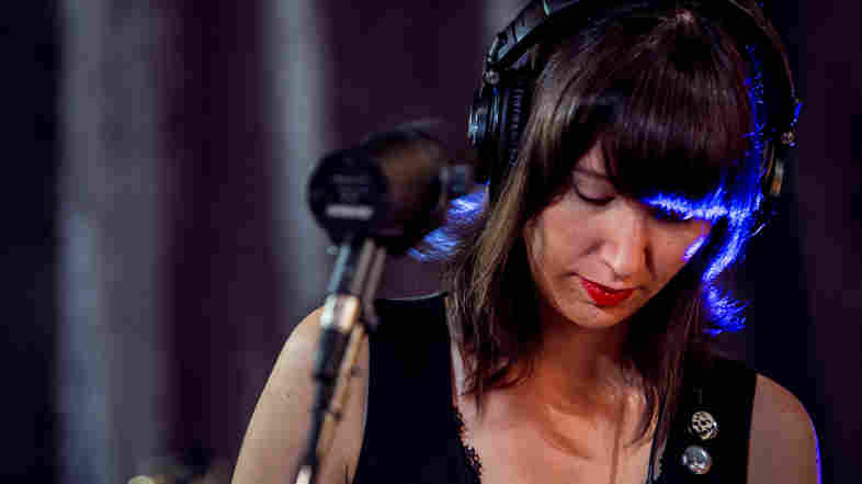Karen O performs live on KCRW's Morning Becomes Eclectic.