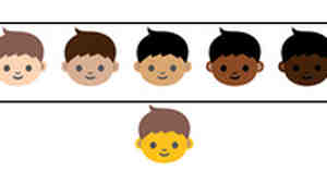 Next year, emoji characters will reflect a wider diversity of races.