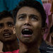 Detained Rohingya Muslims from Myanmar were held by the Thai immigration authorities at a detention center in February.
