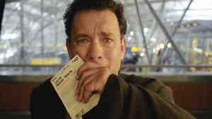 Tom Hanks, perhaps imagining the loss of one of his typewriters.