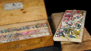 These pastel boxes originally owned by Mary Cassatt were acquired recently by the National Gallery of Art. Click here for a closer look.