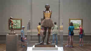 Edgar Degas' Little Dancer Aged Fourteen is on display at the National Gallery of Art until Jan. 11.