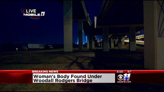 Woman's Body Found Underneath Dallas Bridge
