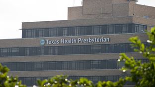 An exterior view of Texas Health Presbyterian Hospital of Dallas on Oct. 1, 2014.