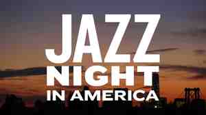 Jazz Night In America logo with sunset