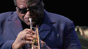 Wallace Roney performs at the Detroit Jazz Festival.