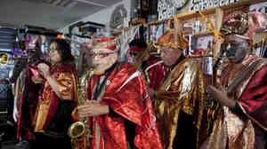 Marshall Allen and the Sun Ra Arkestra perform at the Tiny Desk.