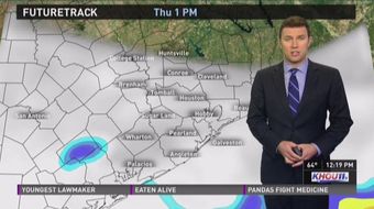 Meteorologist Brooks Garner has the latest on the rain moving out of the Houston area