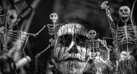 These Double Exposures From the NYC Halloween Parade Are Nightmare Fuel