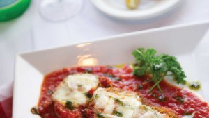 Don’t let leisurely service keep you from Spazzio’s eggplant medallions.