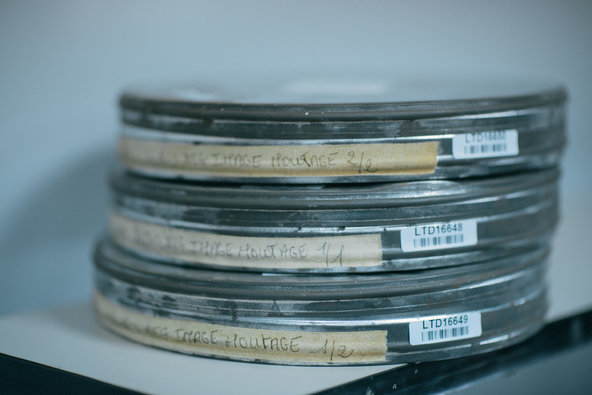 Reels of footage, which have been in storage for more than four decades.