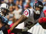 Running backs: A  
Another outstanding performance by Arian Foster, who carried 20 times for 151 yards (7.6 average) and scored three touchdowns.