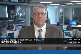 Texas Tribune Executive Editor Ross Ramsey on WFAA-TV's "Inside Texas Politics" on Oct. 26, 2014.