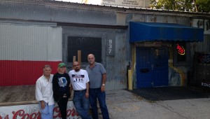 (From left to right) co-owner Robert Holt, booking agent/bartender Elizabeth Honea, head bartender Roy Cordova, and co-owner Don Stephan are ready for River Run Roadhouse to become a destination for all sorts of music, including indie-rock.
