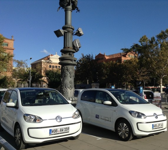 VW eUps Barcelona Spain