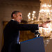 President Obama during the news conference on Wednesday.