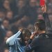 Manchester City's Yaya Toure was sent off by referee Tasos Sidiropoulos during a match against CSKA Moscow.