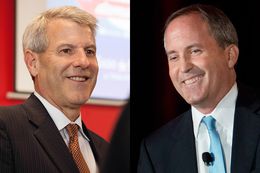 Attorney General candidates Sam Houston, left, and Ken Paxton, right, have not had a debate.