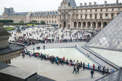 Entrance to the Louvre is covered with the Paris Museum Pass.