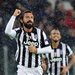 Andrea Pirlo marked his 100 Champions League match with a trademark goal on a free kick.