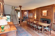 The Wethered home, a Georgian townhouse, has its original 18th-century stairs, woodwork and fireplaces.