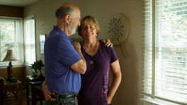 Alan Kaufman comforts his wife, Patricia, who was charged $250,000 by two plastic surgeons who sewed up an incision after her back surgery, at their home in Highland Park, N.J., Sept. 18, 2014. Medical assistants and surgical consultants, often called in without patientsâ€™ knowledge, are the source of hefty fees for what some in the industry call drive-by doctoring.