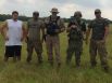 Photos showing dozens of members of the militia groups on the U.S.-Mexico border carrying semi-automatic rifles and wearing masks, camouflage and tactical gear provide one of the first glimpses into the group's activities on the border.