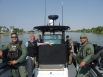 State Rep. Doug Miller tours the Rio Grande Valley with Department of Public Safety officers on August 4, 2014.