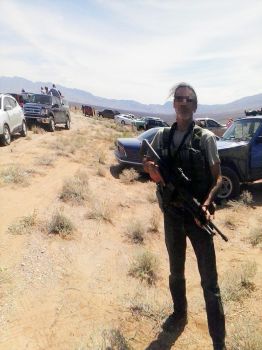 Photos showing dozens of members of the militia groups on the U.S.-Mexico border carrying semi-automatic rifles and wearing masks, camouflage and tactical gear provide one of the first glimpses into the group's activities on the border. Photo: Provided To The San Antonio Express-News